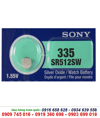 Pin Sony SR512SW-335 Silver Oxide 1.55V chính hãng thay pin đồng hồ